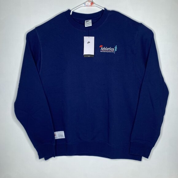 Nike Men's Crew Sweatshirt Pullover One Day at a Time FN1486-410 Size XXL-TALL - Picture 1 of 6